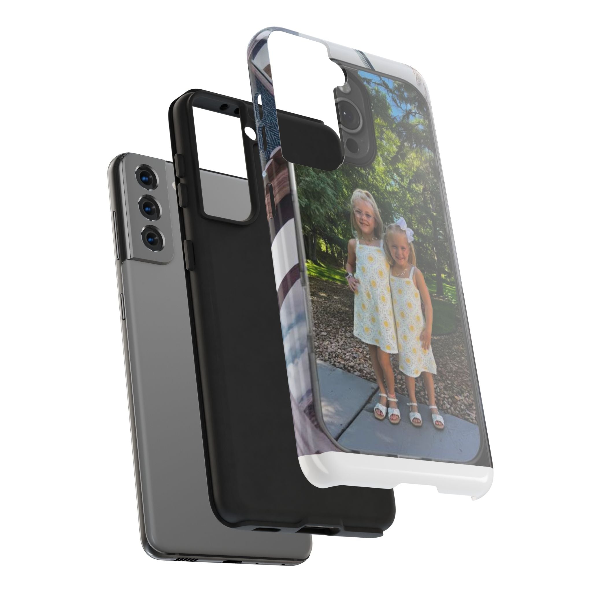 Custom Photo Tough Phone Case — Personalized Protective Phone Cover