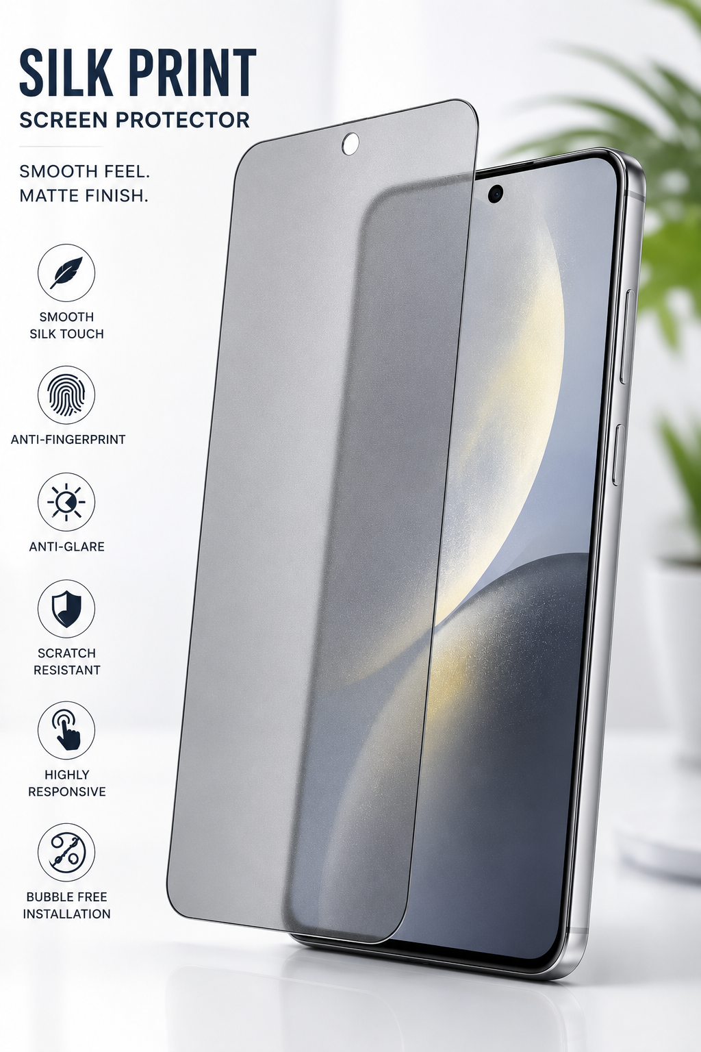 Samsung Galaxy Screen Protector – Privacy HD Tempered Glass | S23 / S24 / S25 Series