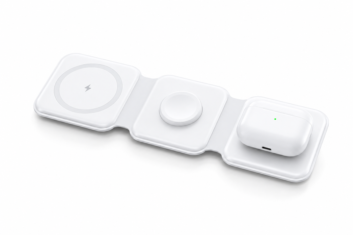 3-in-1 Magnetic Foldable Wireless Charger