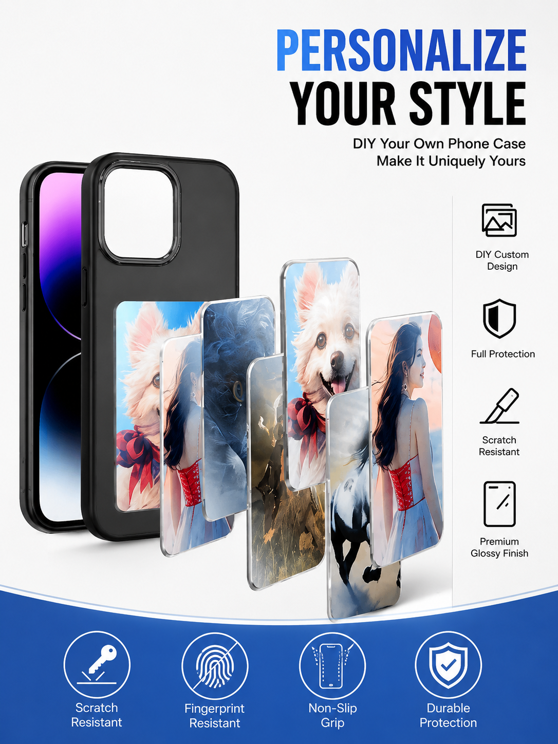 E-Ink Screen Phone Case | Unlimited Customizable Display | NFC-Powered. Iphone 12 to 17 series