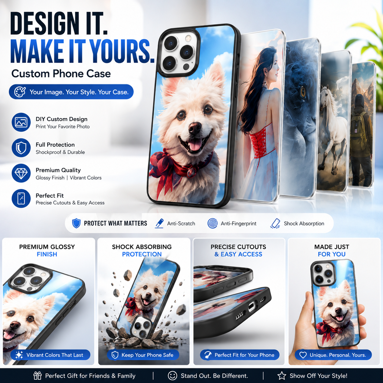 E-Ink Screen Phone Case | Unlimited Customizable Display | NFC-Powered. Iphone 12 to 17 series