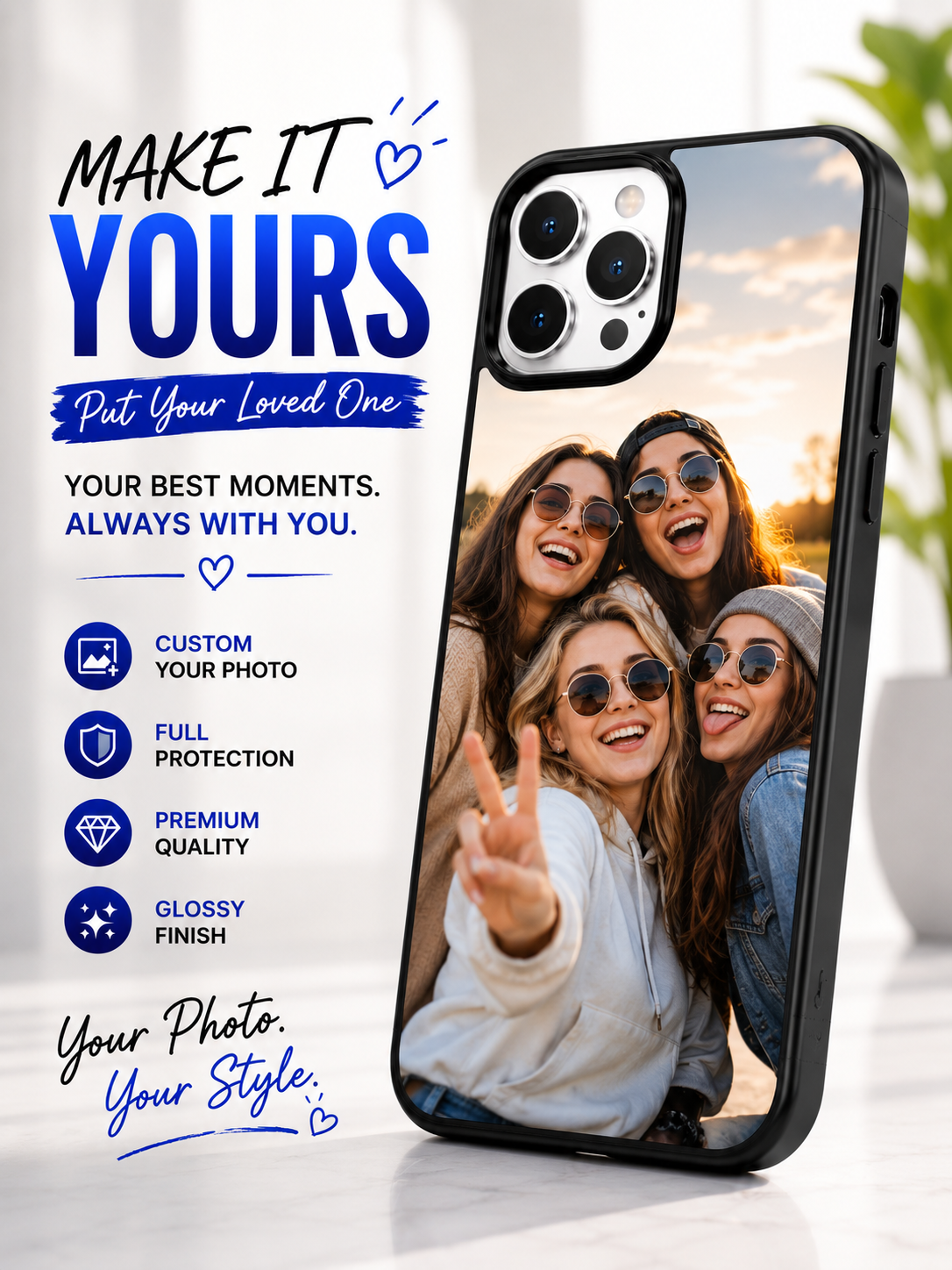 E-Ink Screen Phone Case | Unlimited Customizable Display | NFC-Powered. Iphone 12 to 17 series