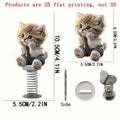Car Decorations Cute Cat Bobble Car Dashboard Toy Decorative Interior Accessories Shake Head Dancing Toy Funny Cute Animal