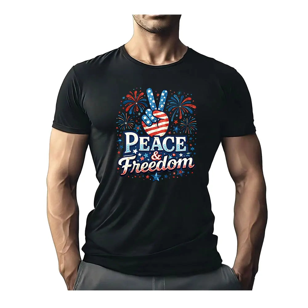 4th of July Heat Transfer Vinyl Stickers Patriotic USA Iron On Decals for T-Shirts DIY Independence Day HTV Patches Red White