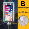 Transparent Waterproof Phone Cover Pouch Universal Mobile Phone Protector Case for Cycling Riding Outdoor Rainproof Phones Bag