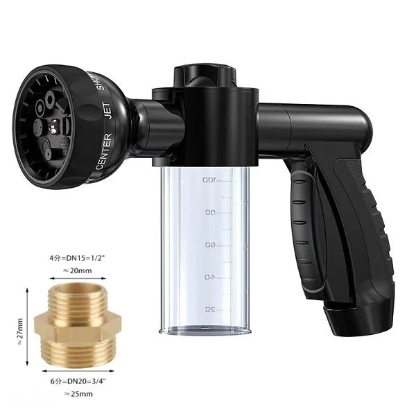 Pet Shower Nozzle Sprayer Hose dog shower Gun 3 Mode Adjustable Pet Wash Cleaning bath Water Foam Soap Sprayer dog clean tools