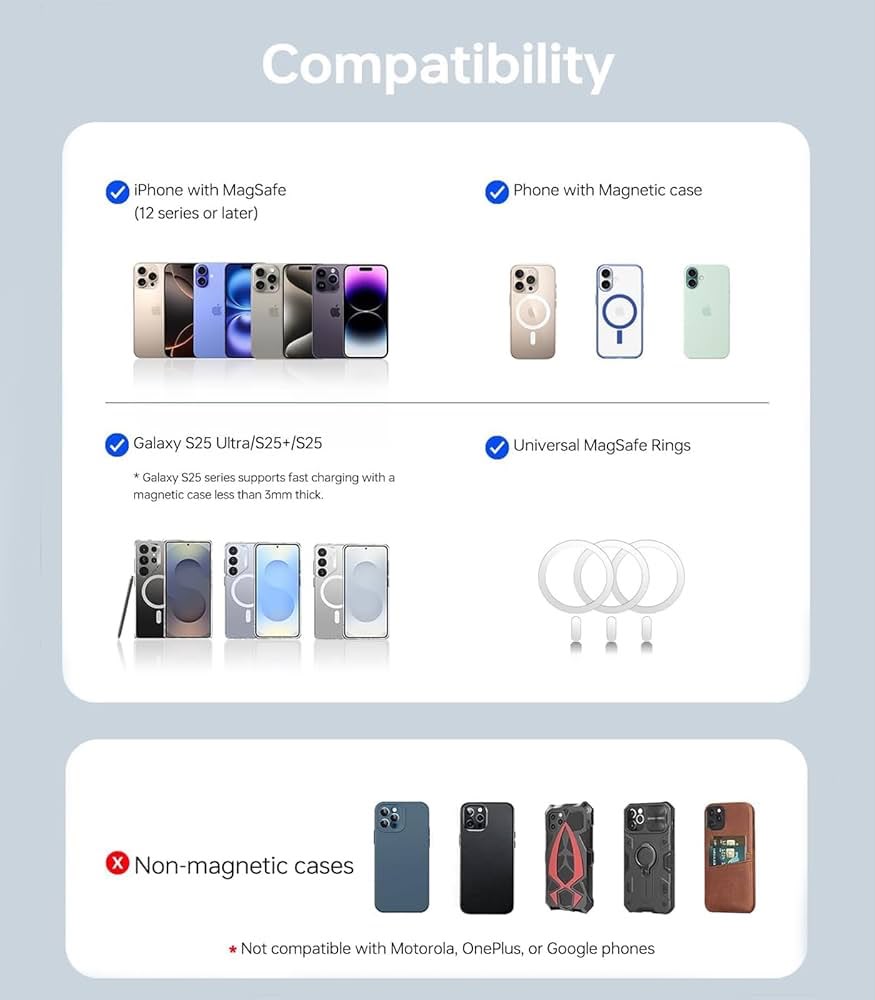 Magnetic Wireless Power Bank – MagSafe Compatible | 5000mAh & 10000mAh